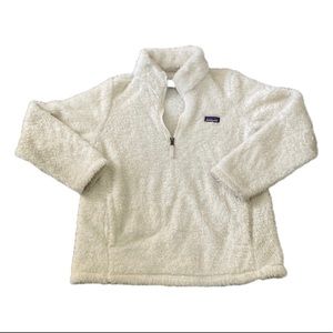 Patagonia Zip Up Sweatshirt X-Large Child White